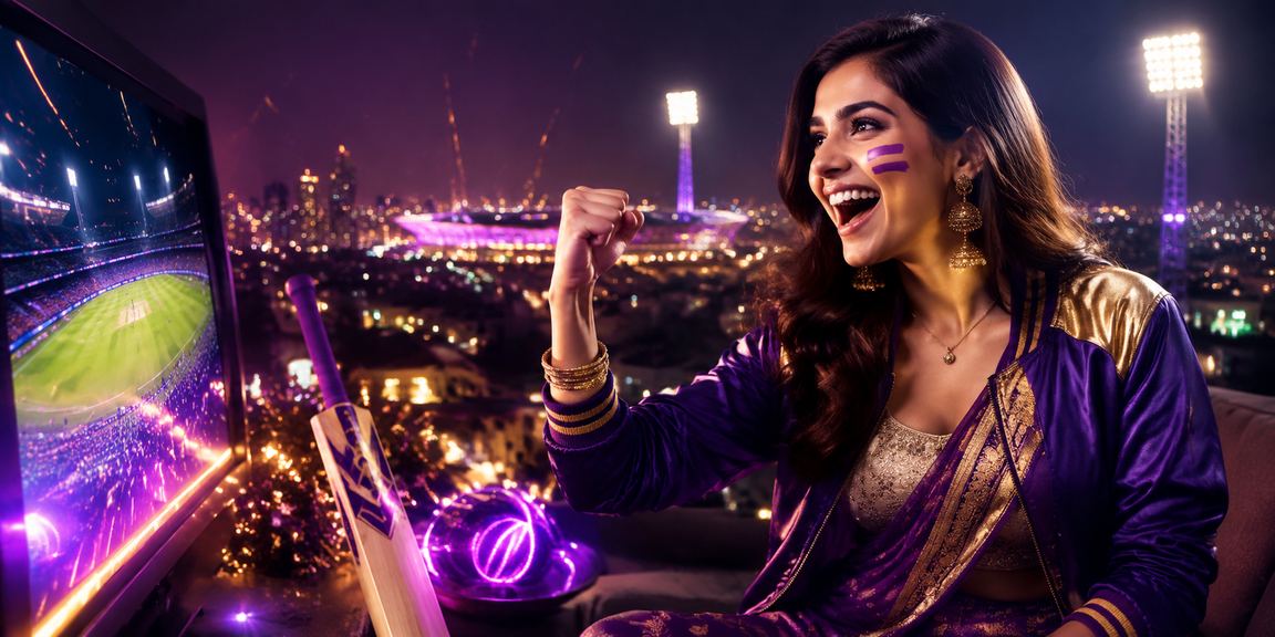 Pune city cricket betting neon signage glowing at night
